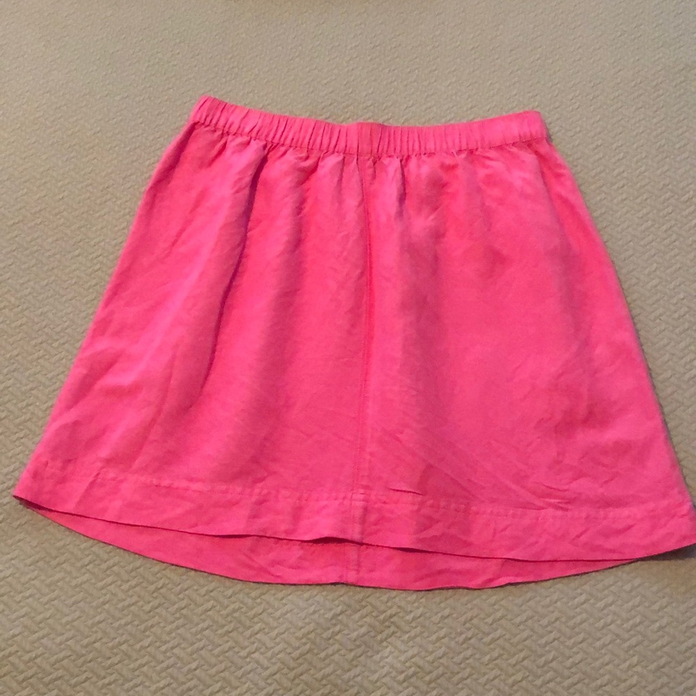 Merona Bright Pink Linen Skirt